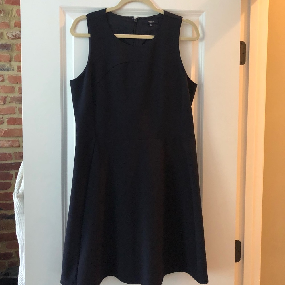 Madewell navy sheath dress